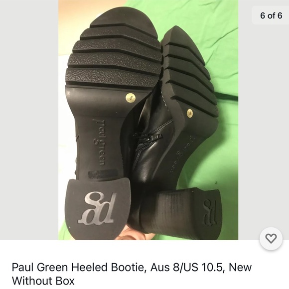 Paul Green heeled leather boot, new, AUS 8/US 10.5 - Picture 2 of 6